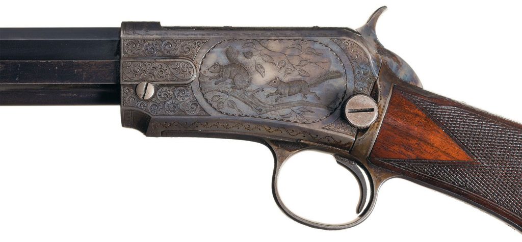 Rare Documented Factory Engraved Winchester Deluxe Model 1890