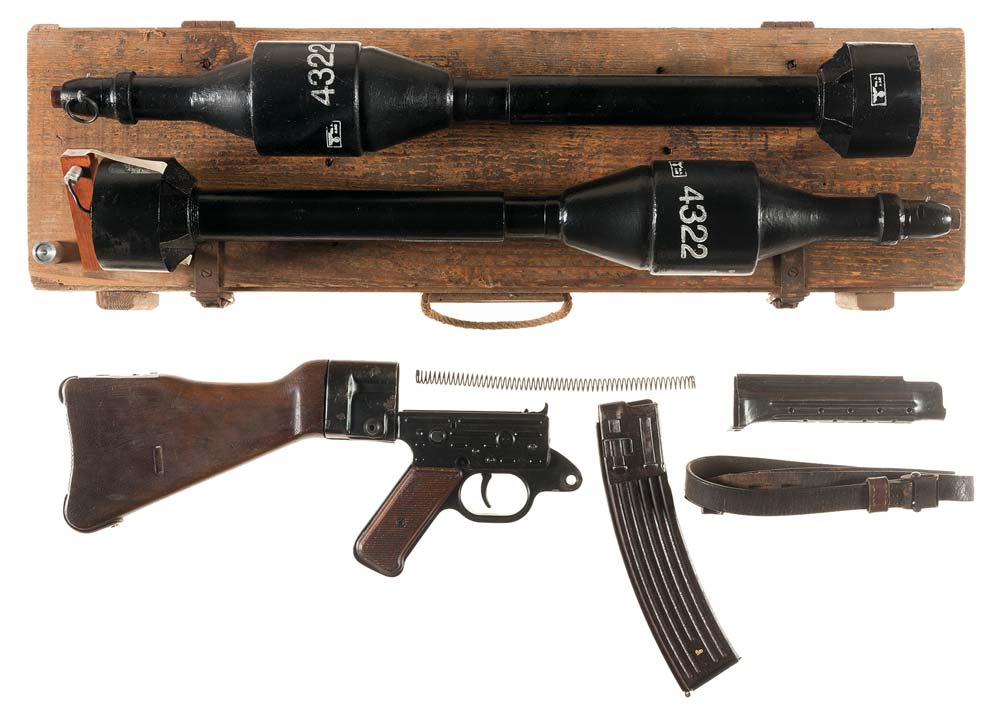  Grouping of Nazi German Items, Including Inert Anti-Tank Weapons