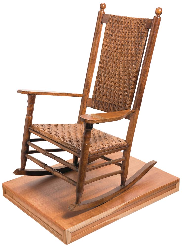 Documented President John F. Kennedy's Rocking Chair as Authenticated by the Kennedy Family