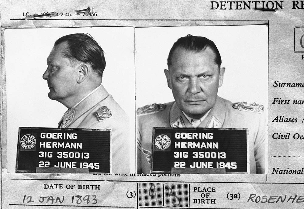 Herman Goering Mugshot