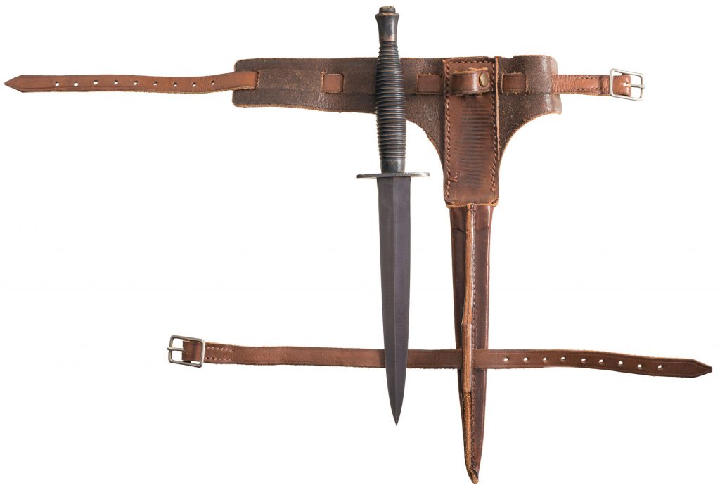 Fairbairn-Sykes knife and special sheath